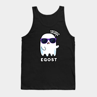 Egost Cute Halloween Ego Ghost Pun Tank Top